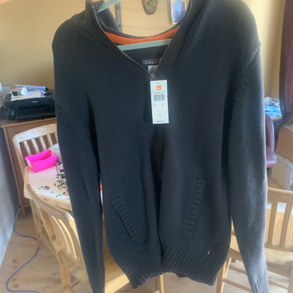 Quicksilver Waterman Collection zip up sweater